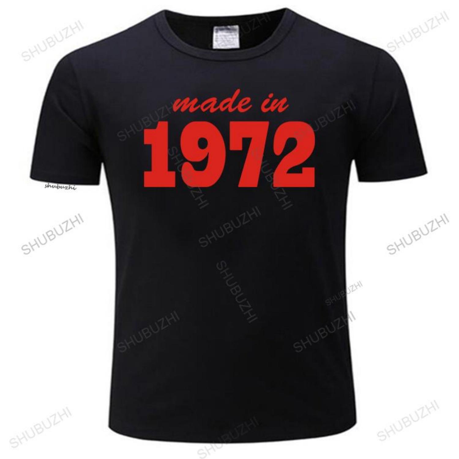 Made In 1972 19XX Customized T Shirt Funny Birthday Gifts For Men Husband Daddy Father Cotton O Neck Short Sleeve T-Shirt XXXXXL
Made In 1972 19XX Customized T Shirt Funny Birthday Gifts For Men Husband Daddy Father Cotton O Neck Short Sleeve T-Shirt XXXXXL