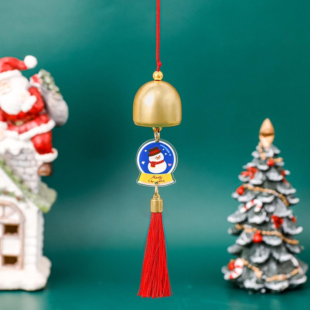 New Acrylic Christmas Bell Iron Portable Tassel Pendant Wind Chime 38mm
New Acrylic Christmas Bell Iron Portable Tassel Pendant Wind Chime 38mm
