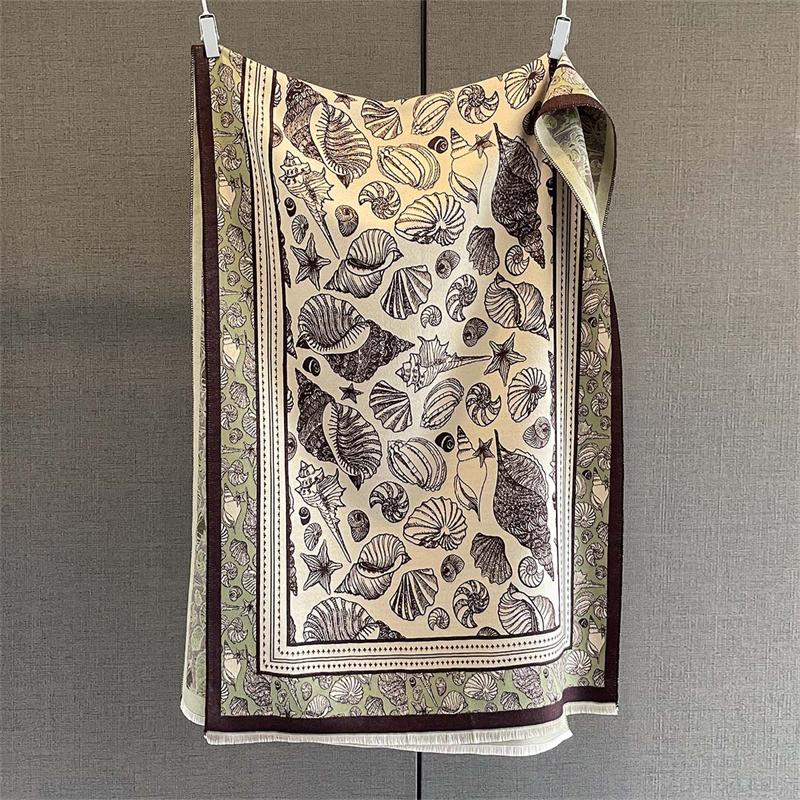 Luxury Conch Jacquard Thicken Warm Winter Women Scarf Imitation Cashmere Shawl Pashmina Scarves Female Wrap Blanket Poncho 65x190cm
Luxury Conch Jacquard Thicken Warm Winter Women Scarf Imitation Cashmere Shawl Pashmina Scarves Female Wrap Blanket Poncho 65x190cm