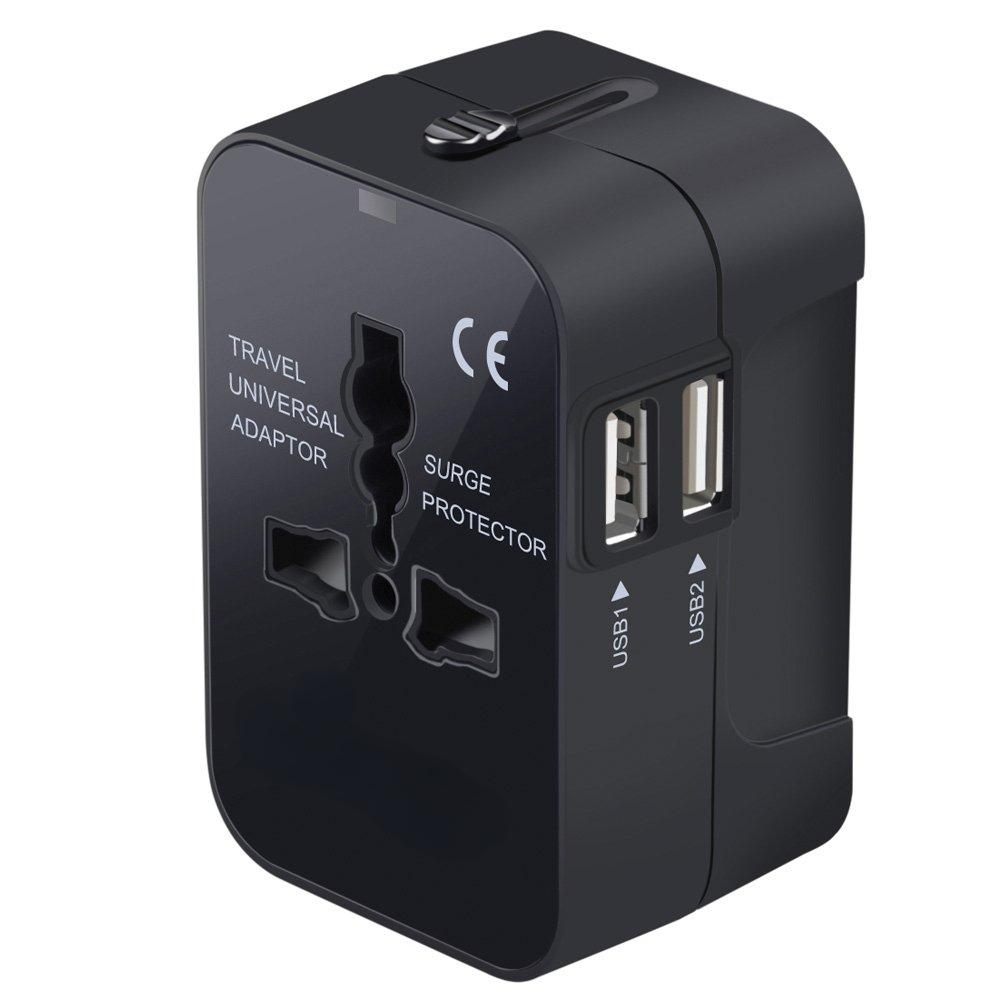 Двойной универсальный USB-адаптер для путешествий, адаптер и настенное зарядное устройство с USB-портами с многотипной розеткой USB 2.1A, зарядное устройство напряжения 100-250
Двойной универсальный USB-адаптер для путешествий, адаптер и настенное зарядное устройство с USB-портами с многотипной розеткой USB 2.1A, зарядное устройство напряжения 100-250