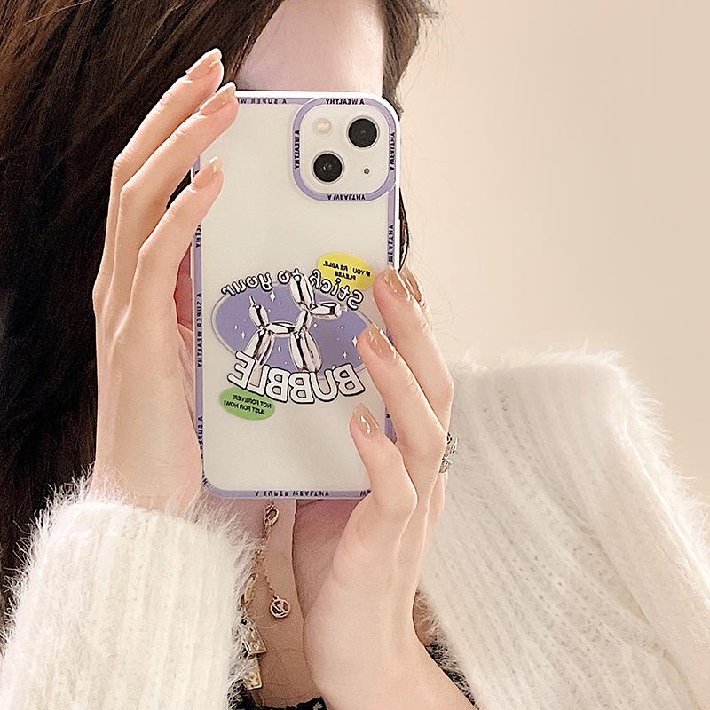 Zhitai Transparent Text Balloon Dog Case for iPhone 15 Pro and iPhone 14 iPhone 11
Zhitai Transparent Text Balloon Dog Case for iPhone 15 Pro and iPhone 14 iPhone 11