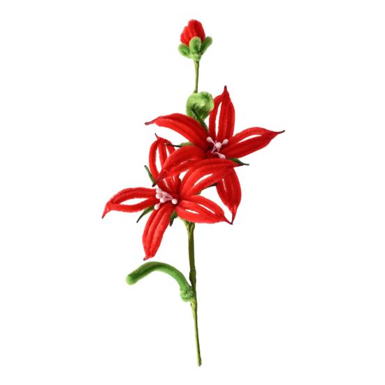 Handmade Pipe Cleaner Red Flower with Green Leaves Finished Plush Twist Stick Floral Decor Preserved Fake Flower Stem Wedding Anniversary червоний
Handmade Pipe Cleaner Red Flower with Green Leaves Finished Plush Twist Stick Floral Decor Preserved Fake Flower Stem Wedding Anniversary червоний