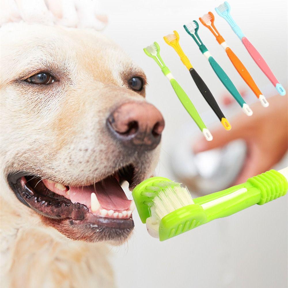 Removing Tartar Durable Dental Care Silicone Finger Brush Pet 3-Sided Toothbrush Dog Teeth Cleaning
Removing Tartar Durable Dental Care Silicone Finger Brush Pet 3-Sided Toothbrush Dog Teeth Cleaning