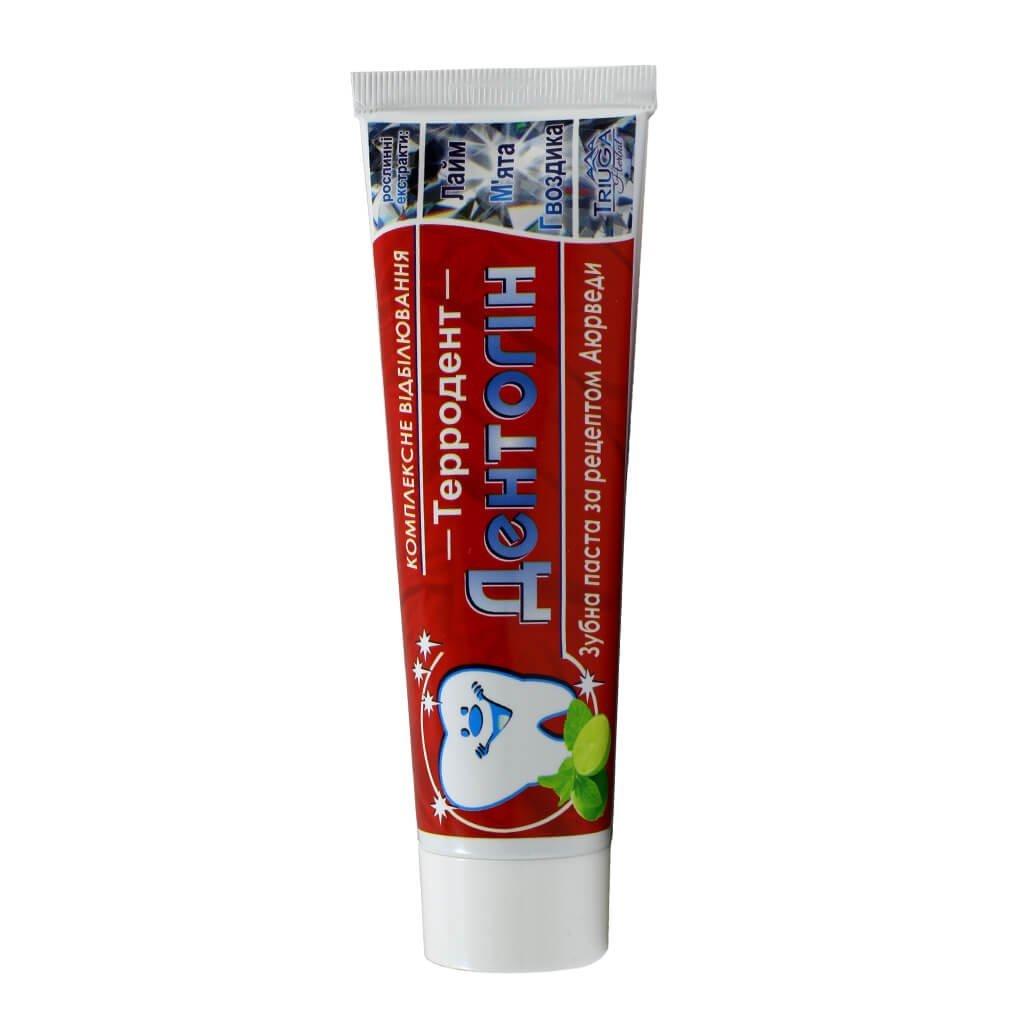 Зубна паста Комплексне відбілювання Dentogin “Terodent 100 г 1 pcs
Зубна паста Комплексне відбілювання Dentogin “Terodent 100 г 1 pcs