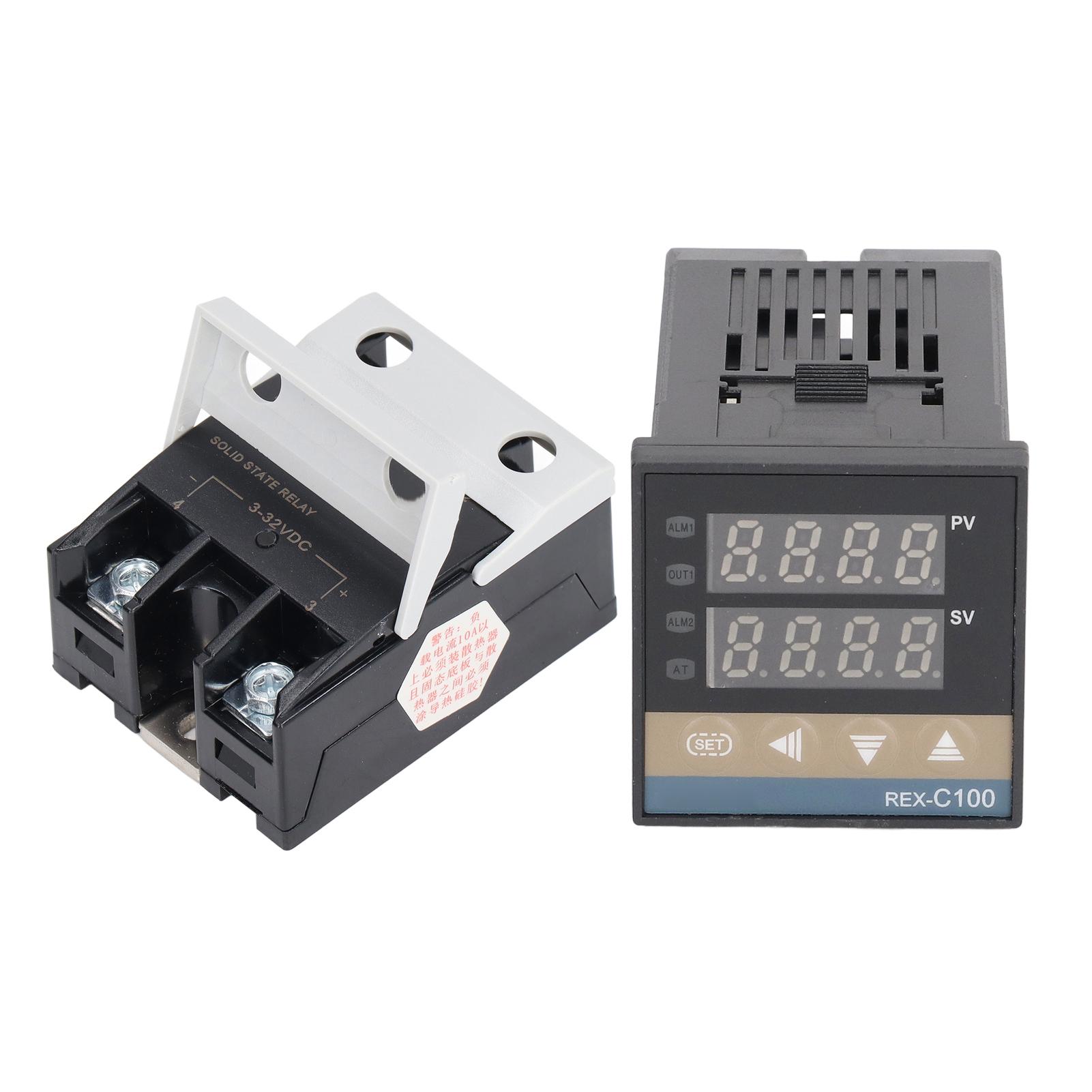 PID Thermostat Temperature Controller Set 0‑400 celsius Thermostat Temperature Controller with Relay Thermocouple
PID Thermostat Temperature Controller Set 0‑400 celsius Thermostat Temperature Controller with Relay Thermocouple