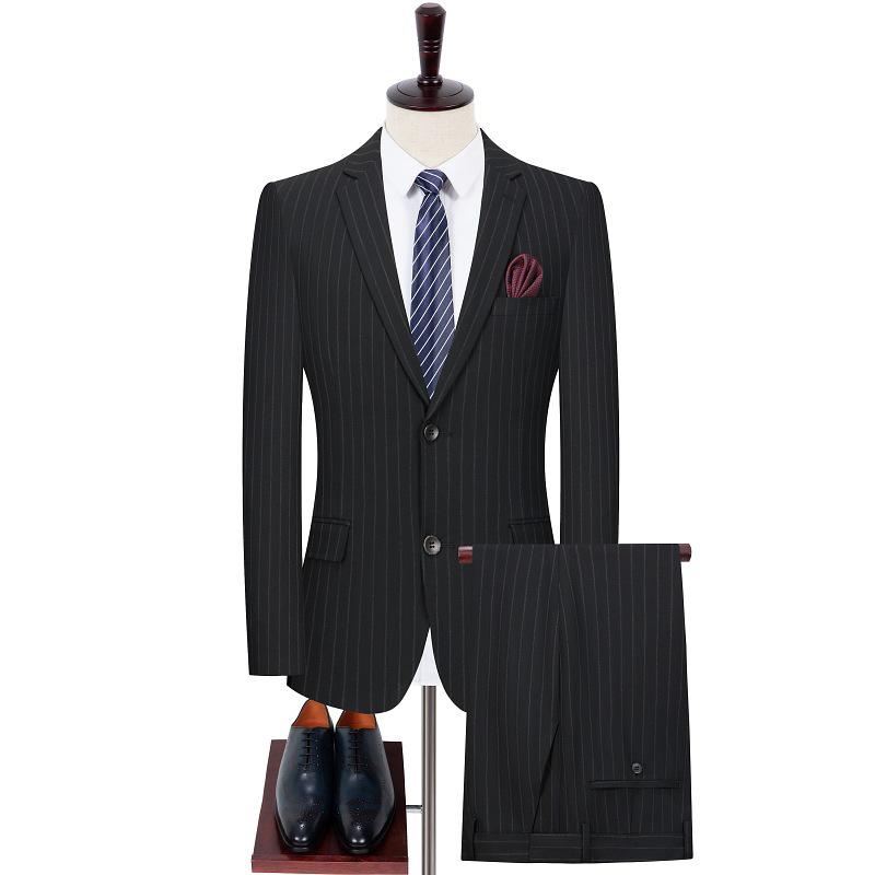 Men s Striped Counter Suit Set: Groom s Wedding & Best Man Three-Piece Korean-Style Jacket. Size 185
Men s Striped Counter Suit Set: Groom s Wedding & Best Man Three-Piece Korean-Style Jacket. Size 185