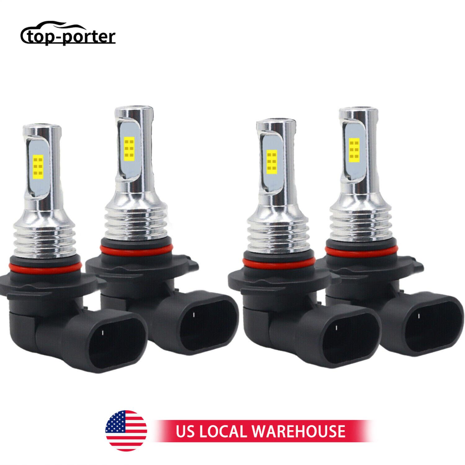 4Pcs LED Headlights Kit Combo Bulbs 6500K High Low Beam Super White Bright 9005 9006 чёрный
4Pcs LED Headlights Kit Combo Bulbs 6500K High Low Beam Super White Bright 9005 9006 чёрный