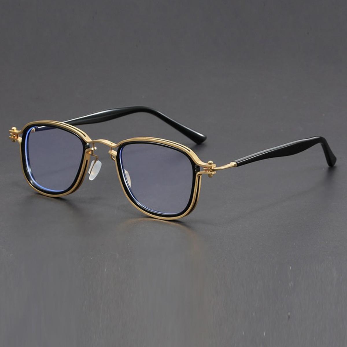 Retro Contrasting Fashion Glasses for Men and Women, Classic Metal Optical Frame Reading Glasses сірий
Retro Contrasting Fashion Glasses for Men and Women, Classic Metal Optical Frame Reading Glasses сірий