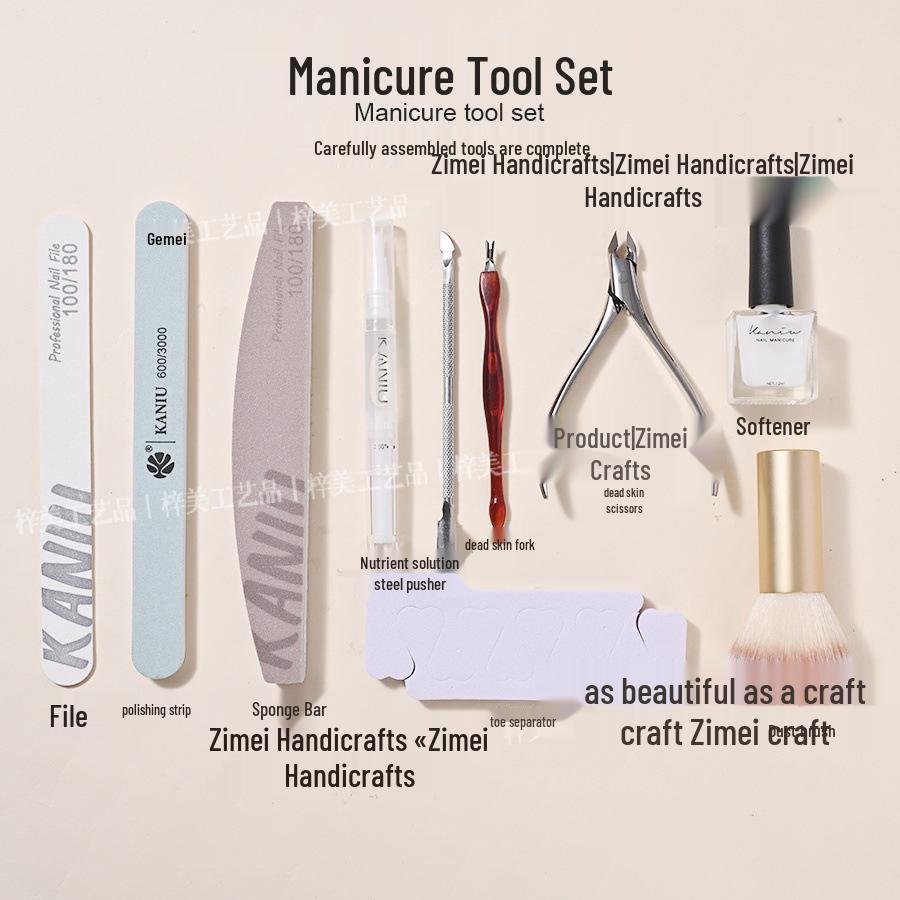 Complete Nail Tool Set: Cuticle Scissors, Manicure Polishing File for Beginners and Professionals
Complete Nail Tool Set: Cuticle Scissors, Manicure Polishing File for Beginners and Professionals