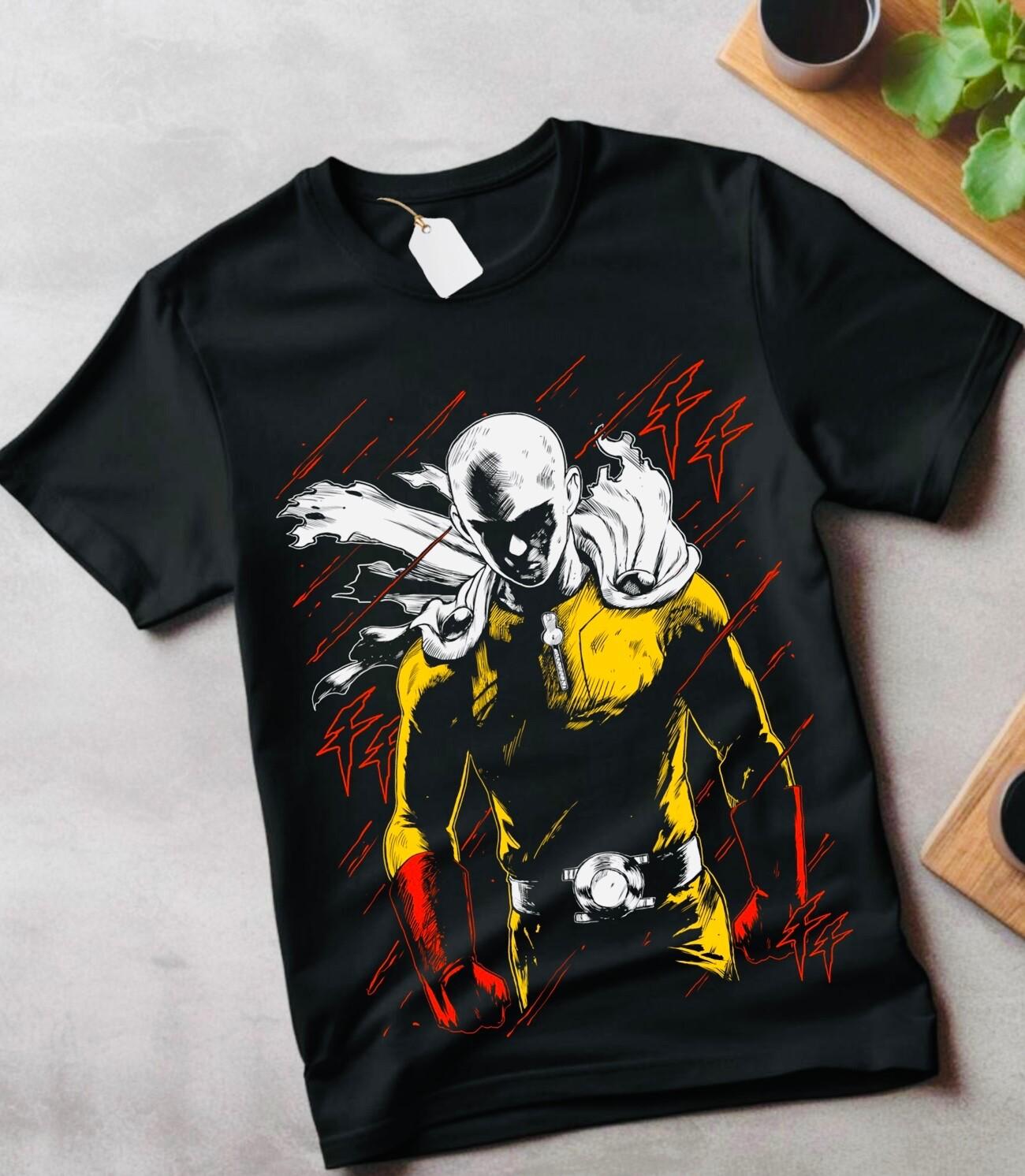 SAITAMA One Punch Man T-Shirt Mens Womens Tees Top Anime Manga Gifts Black unisex gifT Shirt Mens Womens Tees Top S
SAITAMA One Punch Man T-Shirt Mens Womens Tees Top Anime Manga Gifts Black unisex gifT Shirt Mens Womens Tees Top S