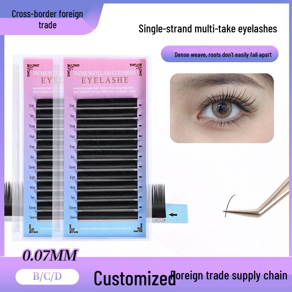 Fashion Natural Soft Lash Extensions - Slender Curled False Eyelashes for Salon Use 15mm
Fashion Natural Soft Lash Extensions - Slender Curled False Eyelashes for Salon Use 15mm
