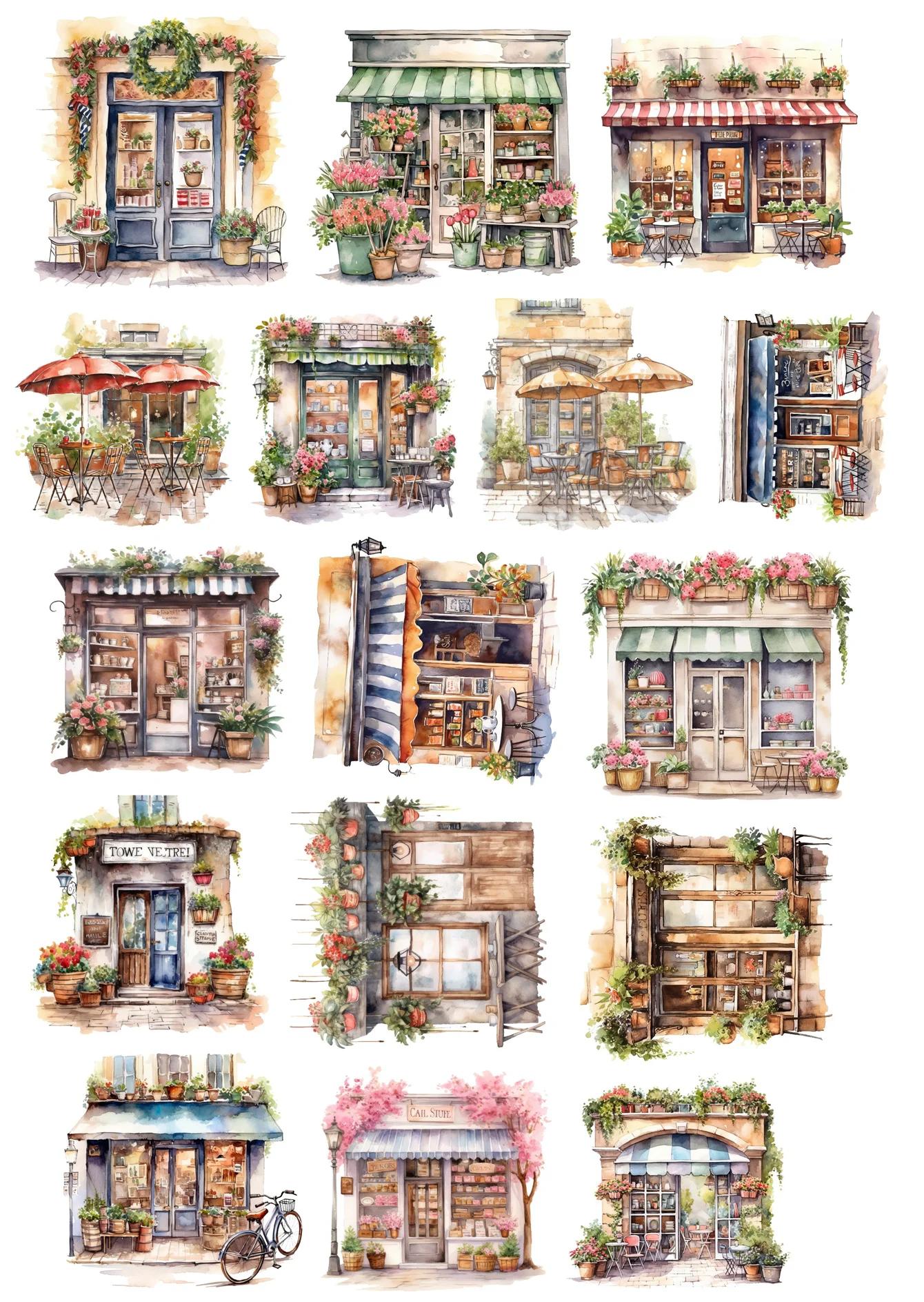 1 Set Watercolor Beautiful Flower Shop Stickers DIY Diary Decoration Album Style Stationery Journal Supplies planner stickers білий
1 Set Watercolor Beautiful Flower Shop Stickers DIY Diary Decoration Album Style Stationery Journal Supplies planner stickers білий