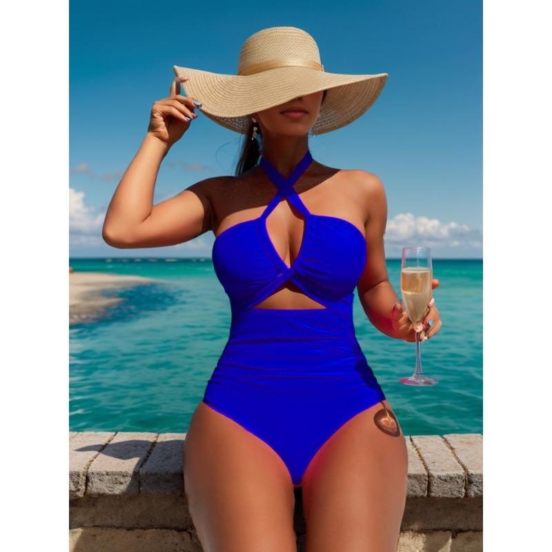 Однотонный сексуальный купальник бикини с высокой талией, цельный купальник для женщин XL
Однотонный сексуальный купальник бикини с высокой талией, цельный купальник для женщин XL