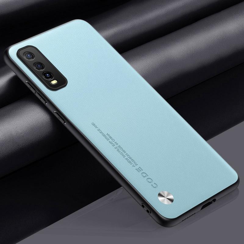 Розкішний чохол з ПУ шкіри для Vivo Y20 Y20S Y20i Y11S Y12S Задня кришка Матовий силіконовий Повний захист Чохол для телефону для Vivo iQOO U1X For Vivo Y20i небо синє кольору
Розкішний чохол з ПУ шкіри для Vivo Y20 Y20S Y20i Y11S Y12S Задня кришка Матовий силіконовий Повний захист Чохол для телефону для Vivo iQOO U1X For Vivo Y20i небо синє кольору