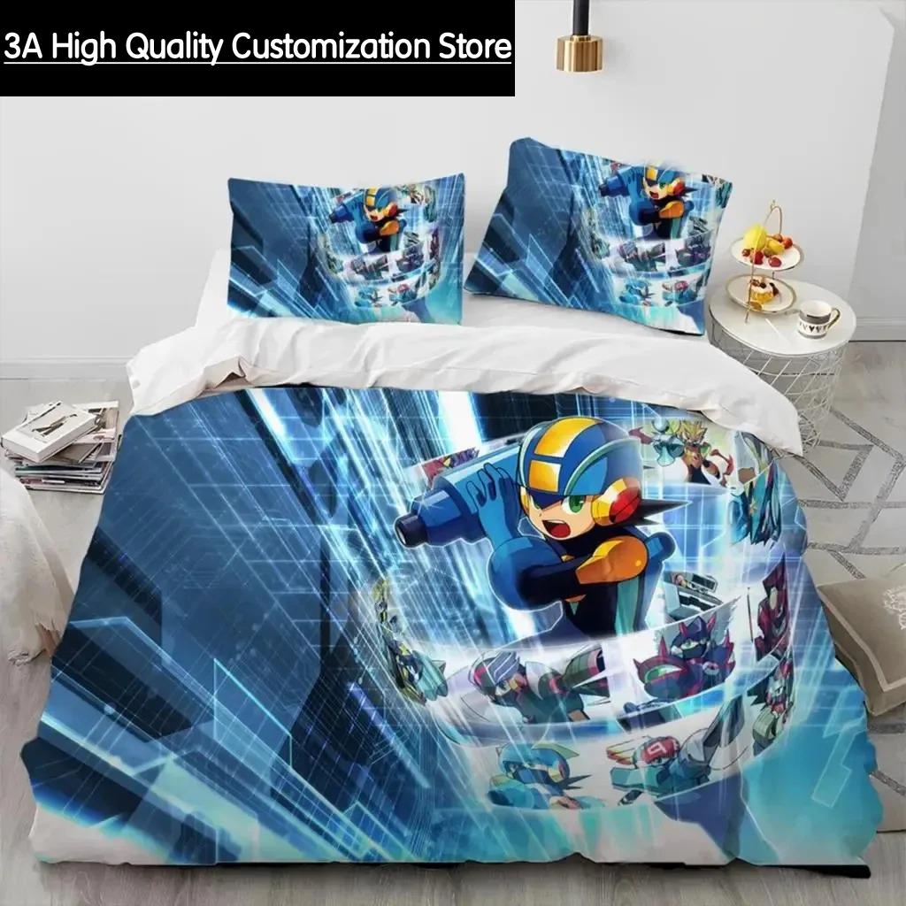 Comforter 3D Print Rockman Megaman Game Cartoon Bedding Set Boys Girls Twin Queen Size Bed Boys Adult Comforter (quilt)-EU Single(135*200cm)3pcs
Comforter 3D Print Rockman Megaman Game Cartoon Bedding Set Boys Girls Twin Queen Size Bed Boys Adult Comforter (quilt)-EU Single(135*200cm)3pcs