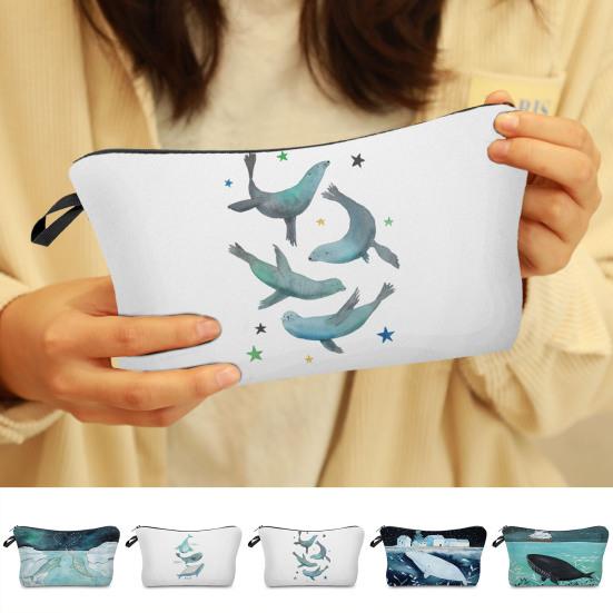 Дорожная сумочка 3D Dolphin Print Дамская сумка большой емкости Изысканный модный внешний вид Сумка для хранения
Дорожная сумочка 3D Dolphin Print Дамская сумка большой емкости Изысканный модный внешний вид Сумка для хранения