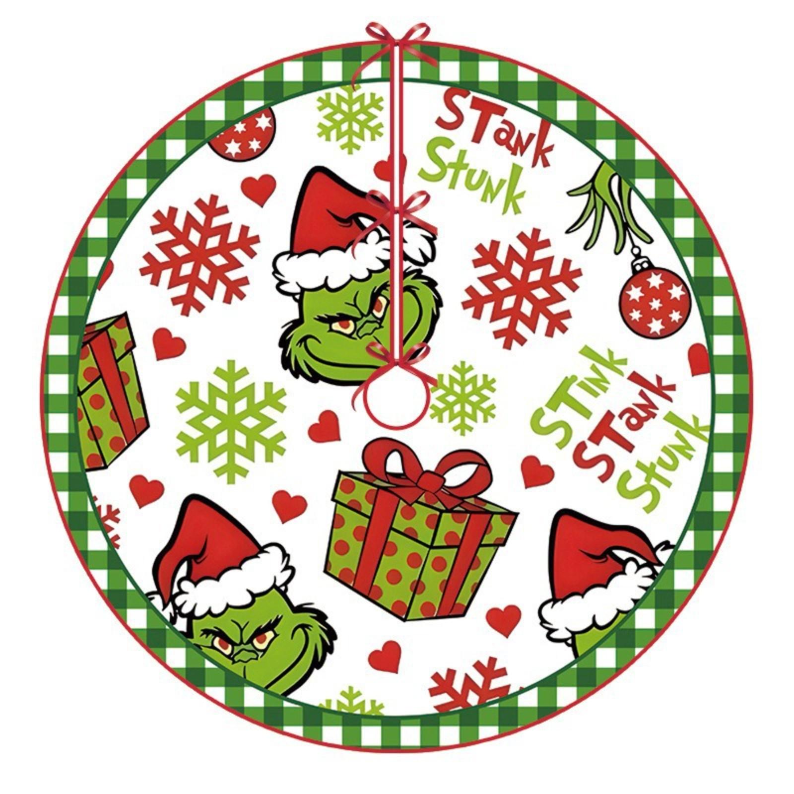 Рождественская елка Поделки Украшение Нижняя часть Юбка для елки Окружность дерева Мультяшный принт One Size
Рождественская елка Поделки Украшение Нижняя часть Юбка для елки Окружность дерева Мультяшный принт One Size