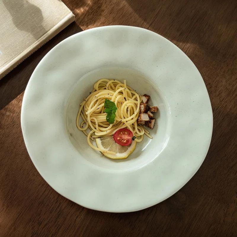 Solid Color Ceramic Straw Hat Bowl Large Capacity Pasta Bowl Simple Dinner Tableware Hotel Dessert Soup Bowl Kitchen Utensils
Solid Color Ceramic Straw Hat Bowl Large Capacity Pasta Bowl Simple Dinner Tableware Hotel Dessert Soup Bowl Kitchen Utensils