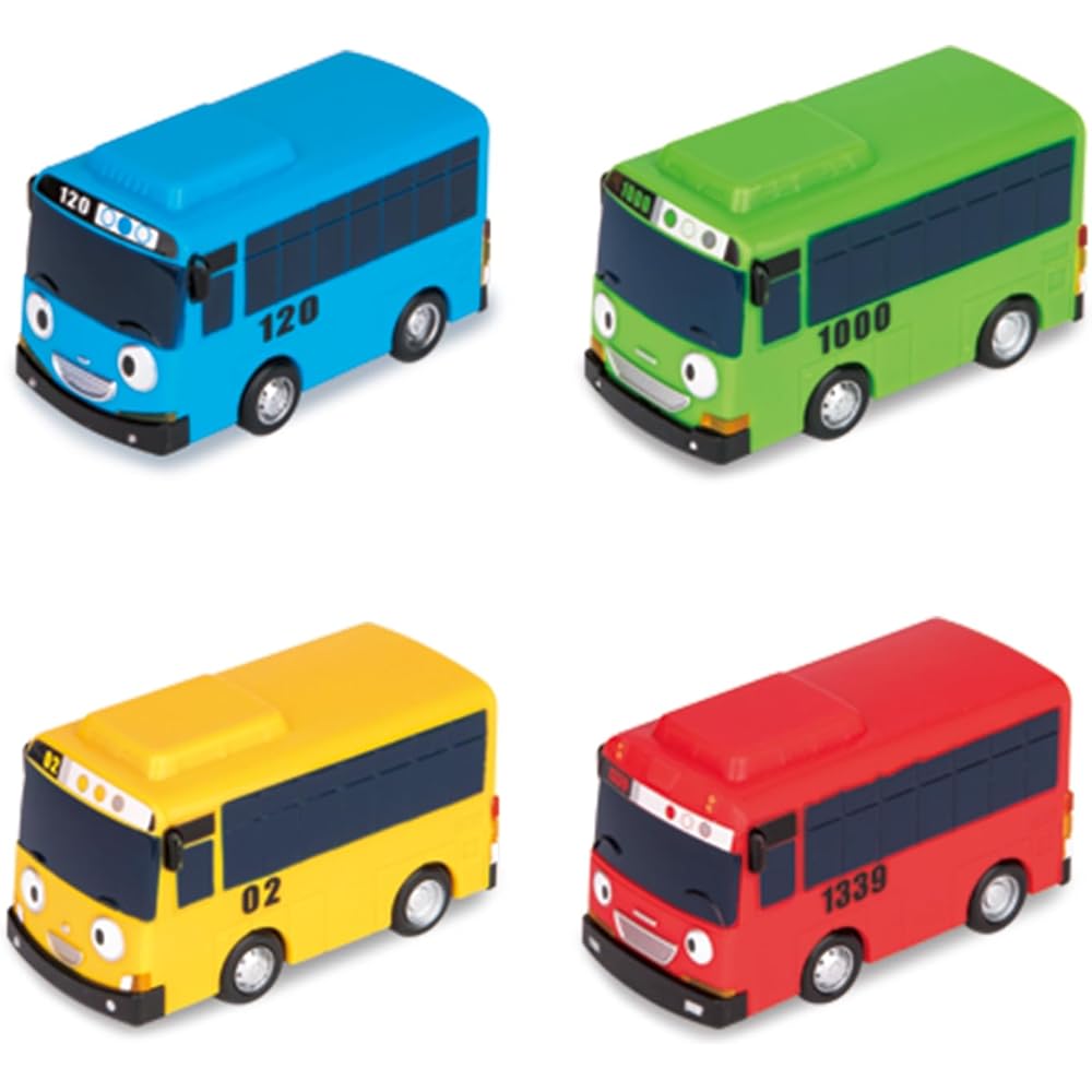Bandai Chibikko Bus Tayo Toy Set for Ages 3 and Up, Includes Multiple Buses, Educational Play Vehicle
Bandai Chibikko Bus Tayo Toy Set for Ages 3 and Up, Includes Multiple Buses, Educational Play Vehicle