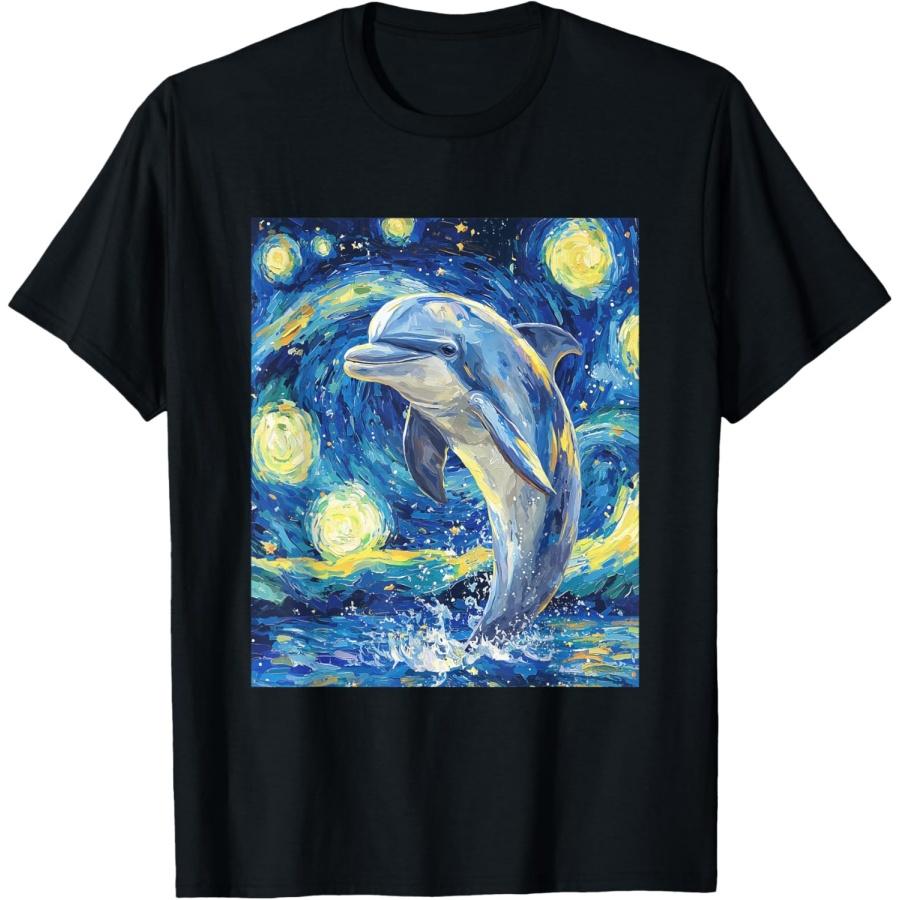 Cute Dolphin - Van Gogh Style - Starry Night Graphic T-Shirt(1) XXXXXL чорний
Cute Dolphin - Van Gogh Style - Starry Night Graphic T-Shirt(1) XXXXXL чорний