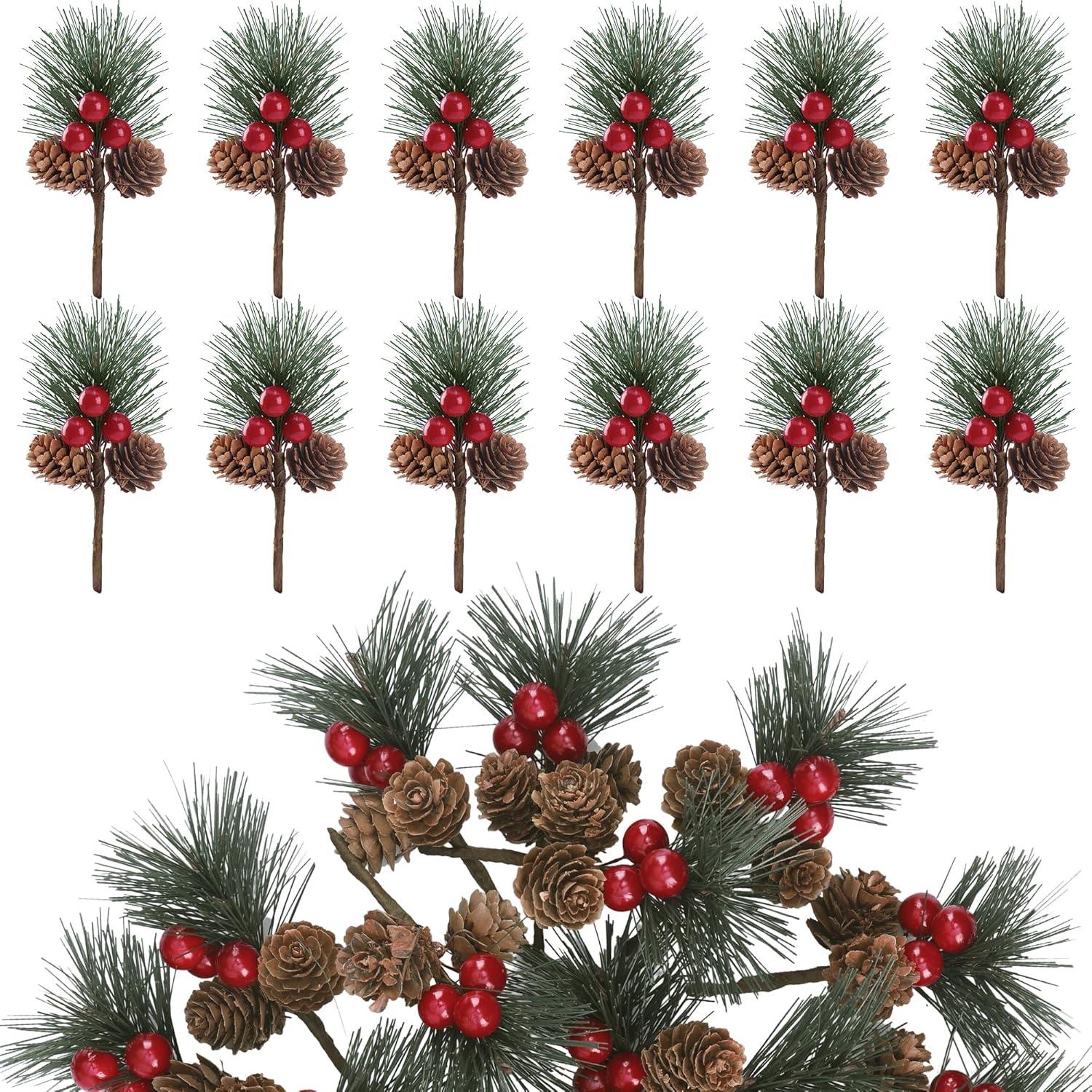5-50PCS Artificial Pine Picks Christmas Pine Needle Berries Pinecones for Floral DIY Wreaths Garden Xmas Tree Decorations 5PCS оливковый
5-50PCS Artificial Pine Picks Christmas Pine Needle Berries Pinecones for Floral DIY Wreaths Garden Xmas Tree Decorations 5PCS оливковый