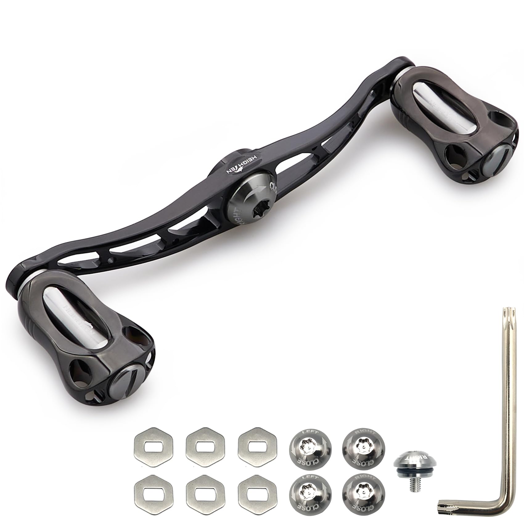 УДЛИНЕННАЯ Рукоятка Катушки с 22мм Кнобом для Универсальных Мультипликаторных Катушек Abu Серии Fan 115/88мм Shimano, Daiwa, (Черный и оружейный металл, 115 мм) (863)
УДЛИНЕННАЯ Рукоятка Катушки с 22мм Кнобом для Универсальных Мультипликаторных Катушек Abu Серии Fan 115/88мм Shimano, Daiwa, (Черный и оружейный металл, 115 мм) (863)