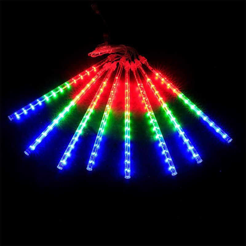 Solar LED Meteor Shower String Lights - Waterproof Star Ornaments for Courtyard & Tree Decoration 50cm Tube, 8 Pieces, Plug-in
Solar LED Meteor Shower String Lights - Waterproof Star Ornaments for Courtyard & Tree Decoration 50cm Tube, 8 Pieces, Plug-in