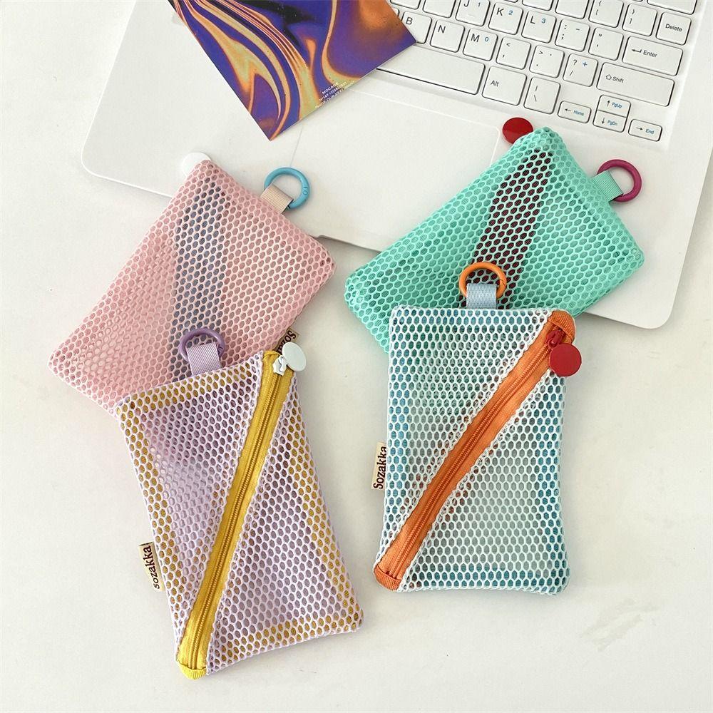 Visibility Travel Toiletry Pockets Lightweight Grid Cosmetic Bag Convenient Mesh Zipper Bags Girls Style 8
Visibility Travel Toiletry Pockets Lightweight Grid Cosmetic Bag Convenient Mesh Zipper Bags Girls Style 8