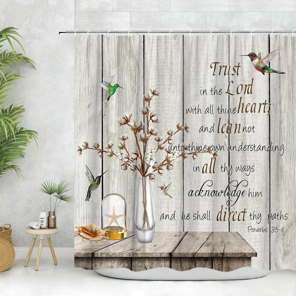 Floral Shower Curtain Watercolor Farm Botanical Leaf Butterfly Rustic Wooden Panel Inspirational Quotes Bathroom Decor Curtain W60H190(CM)-1 Pcs
Floral Shower Curtain Watercolor Farm Botanical Leaf Butterfly Rustic Wooden Panel Inspirational Quotes Bathroom Decor Curtain W60H190(CM)-1 Pcs