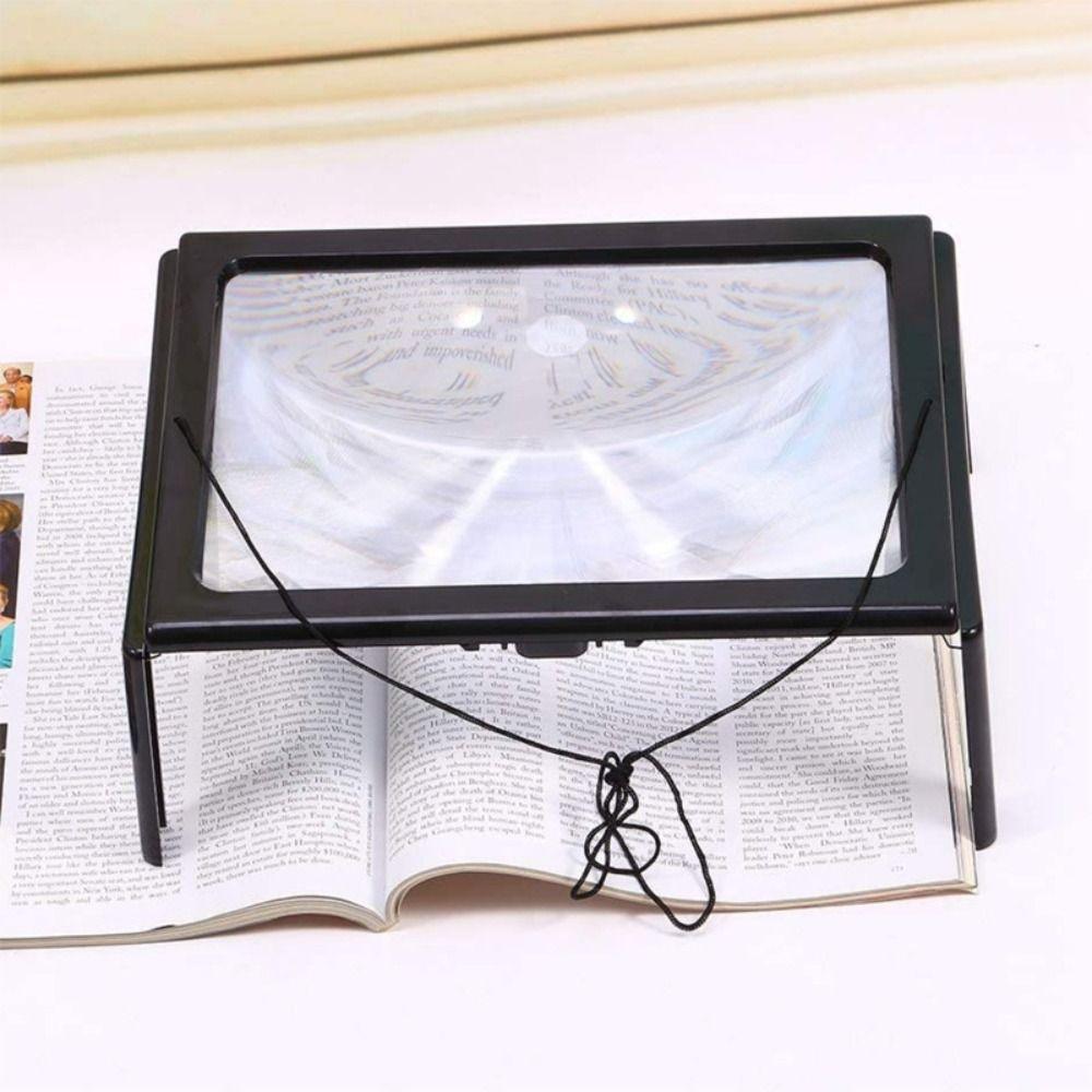 Складне настільне збільшувальне скло 4 LED Light a4 LED збільшувальне скло для читання Шиття В язання 3X
Складне настільне збільшувальне скло 4 LED Light a4 LED збільшувальне скло для читання Шиття В язання 3X