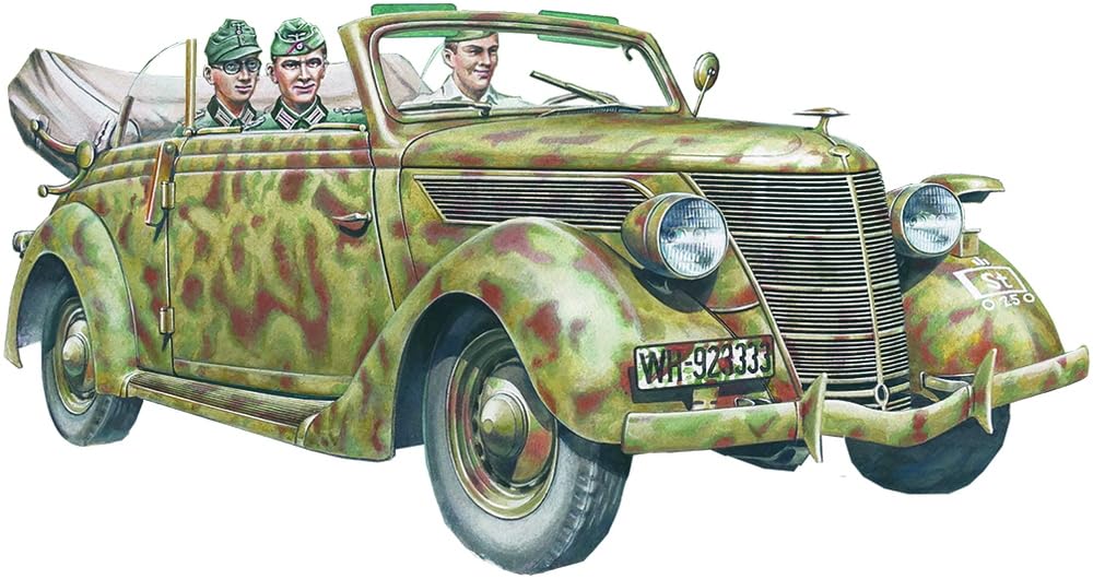 Roden Масштаб 1/35 Немецкий Ford V8-G81 Кабриолет Пластиковый Набор Модели RE35820
Roden Масштаб 1/35 Немецкий Ford V8-G81 Кабриолет Пластиковый Набор Модели RE35820