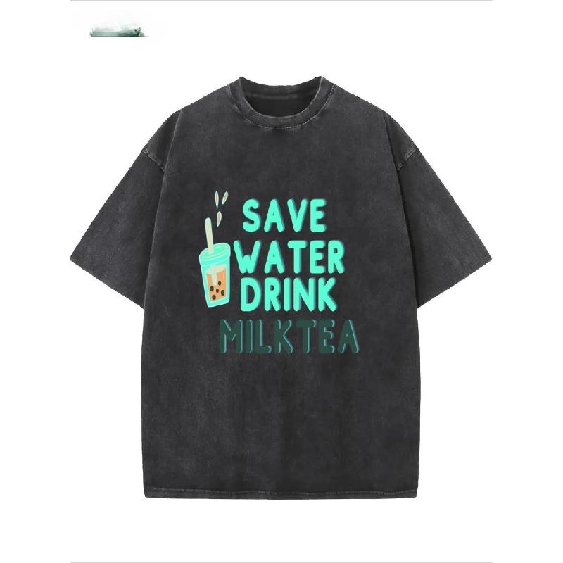 European Size Gift for Milk Tea Enthusiasts: Lightweight, Washed Stretch Fit T-Shirts with Vintage Print | Short Sleeve Crew Neck, Soft and Breathable 5XL чорний
European Size Gift for Milk Tea Enthusiasts: Lightweight, Washed Stretch Fit T-Shirts with Vintage Print | Short Sleeve Crew Neck, Soft and Breathable 5XL чорний