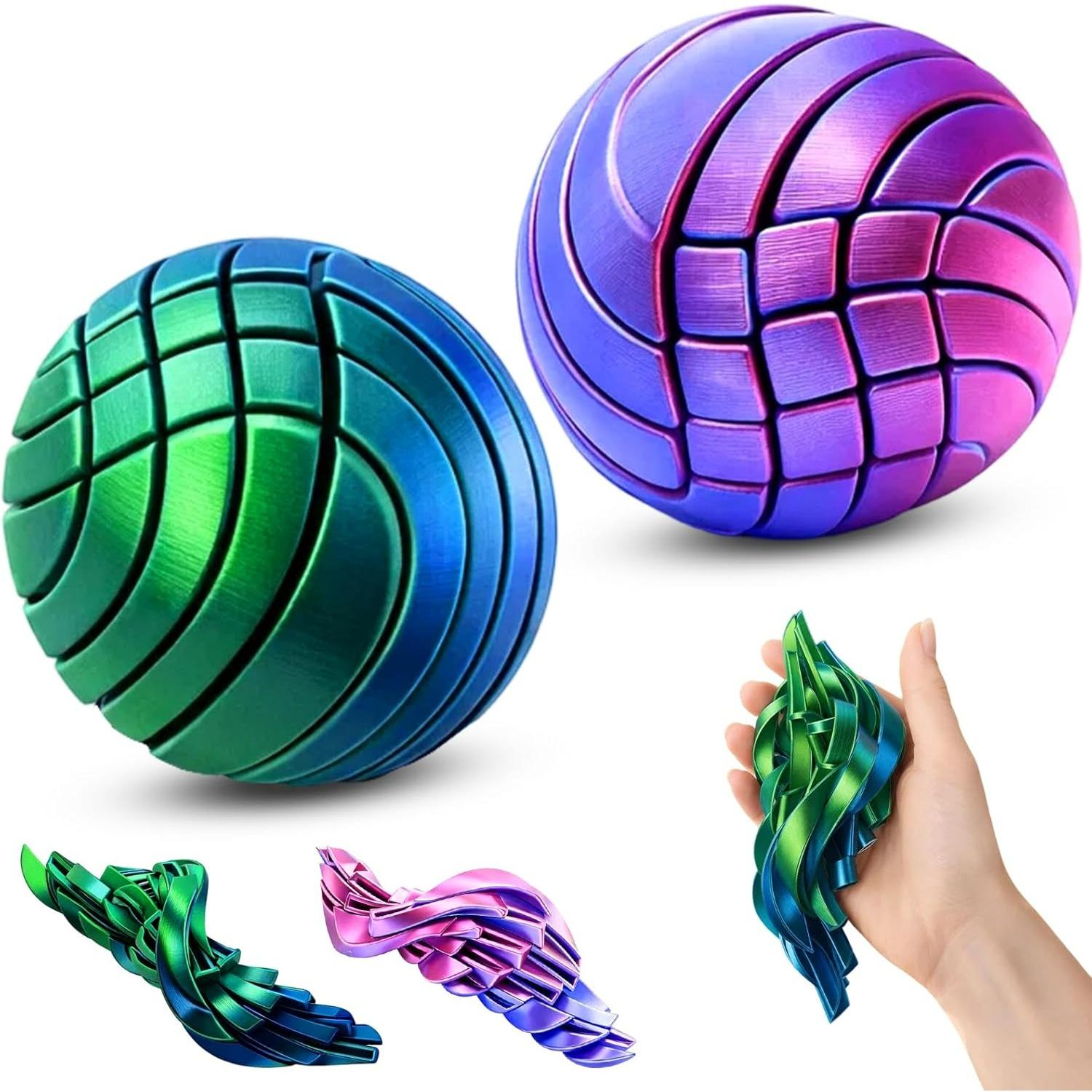 2Pcs 3D Fidget Toy,Durable and Portable Fidget Ball,Push Fidget 3D Printed Fidget Toy,Stress Relief Toy for Boy and Girl A
2Pcs 3D Fidget Toy,Durable and Portable Fidget Ball,Push Fidget 3D Printed Fidget Toy,Stress Relief Toy for Boy and Girl A