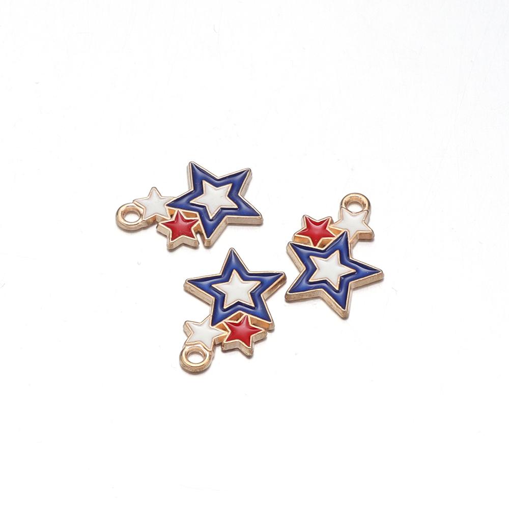10pcs/pack Alloy Drip Oil Charms American Independence Day Series Pendant for DIY Keychain Necklace Earring Bracelet Accessories
10pcs/pack Alloy Drip Oil Charms American Independence Day Series Pendant for DIY Keychain Necklace Earring Bracelet Accessories