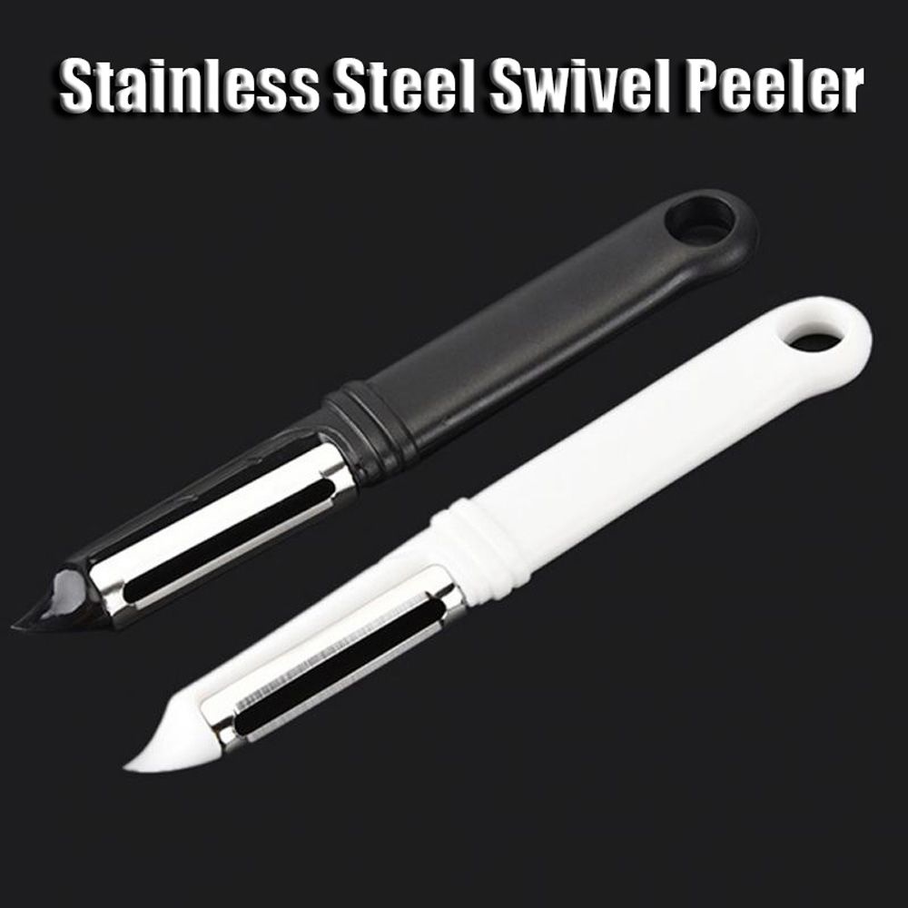 Steel Fruit Cooking Tool Potato Vegetable Paring Planing Slices Scraper Swivel Peeler Peeling Knife
Steel Fruit Cooking Tool Potato Vegetable Paring Planing Slices Scraper Swivel Peeler Peeling Knife