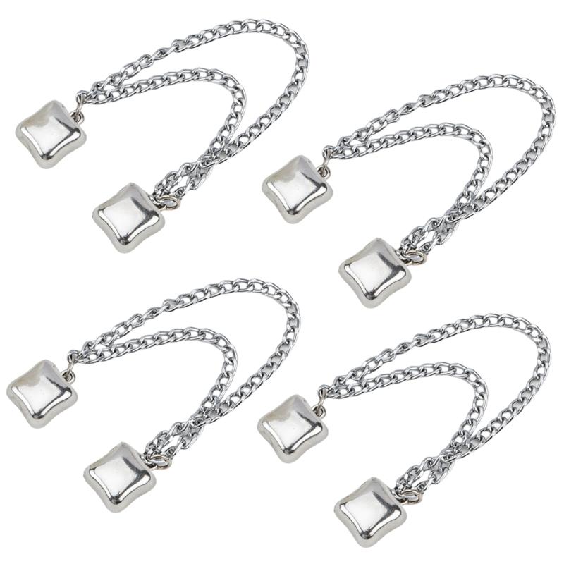 Упаковка из 4 быстрых магнитных зажимов для брюк, застежки, зажимы для одежды, магниты на цепочке, магниты для хиджаба, зажимы для брюк на цепочке серебряный
Упаковка из 4 быстрых магнитных зажимов для брюк, застежки, зажимы для одежды, магниты на цепочке, магниты для хиджаба, зажимы для брюк на цепочке серебряный