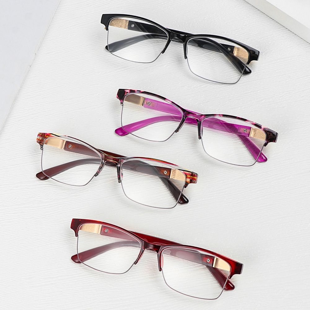 Портативные +1.0 ~ +4.0 Очки для чтения высокой четкости Пресбиопические очки Половина оправы Дальние очки
Портативные +1.0 ~ +4.0 Очки для чтения высокой четкости Пресбиопические очки Половина оправы Дальние очки