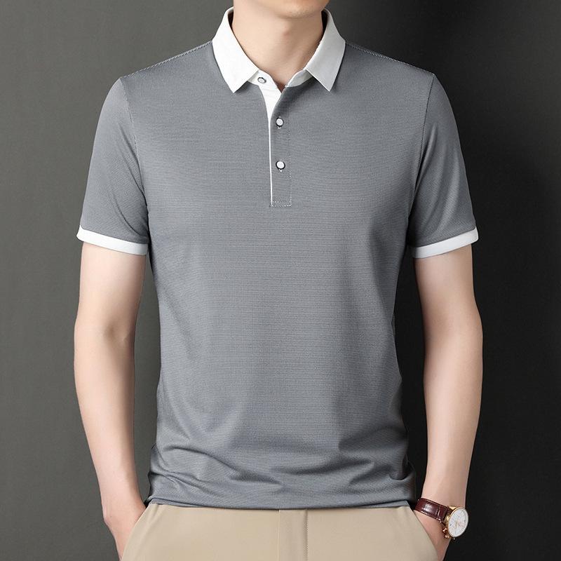 Футболка с короткими рукавами, мужская летняя хлопковая тонкая деловая повседневная футболка, подходящая по цвету простая рубашка-поло с коротким рукавом для мужчин L
Футболка с короткими рукавами, мужская летняя хлопковая тонкая деловая повседневная футболка, подходящая по цвету простая рубашка-поло с коротким рукавом для мужчин L
