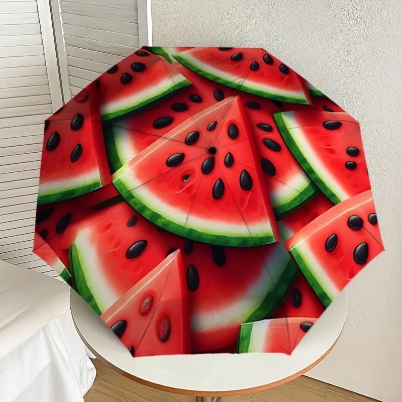 1pc Watermelon Slices Automatic Folding Umbrella, Heavy-Duty 8-Rib Construction, Perfect for Everyday yy251114103
1pc Watermelon Slices Automatic Folding Umbrella, Heavy-Duty 8-Rib Construction, Perfect for Everyday yy251114103