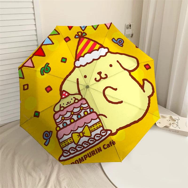 1PC POMPOMPURIN Cafe Umbrella-8-Rib Reinforced, Automatic Open, Lightweight & Durable, Cute Fashion Accessory for Outdoor-P2706
1PC POMPOMPURIN Cafe Umbrella-8-Rib Reinforced, Automatic Open, Lightweight & Durable, Cute Fashion Accessory for Outdoor-P2706