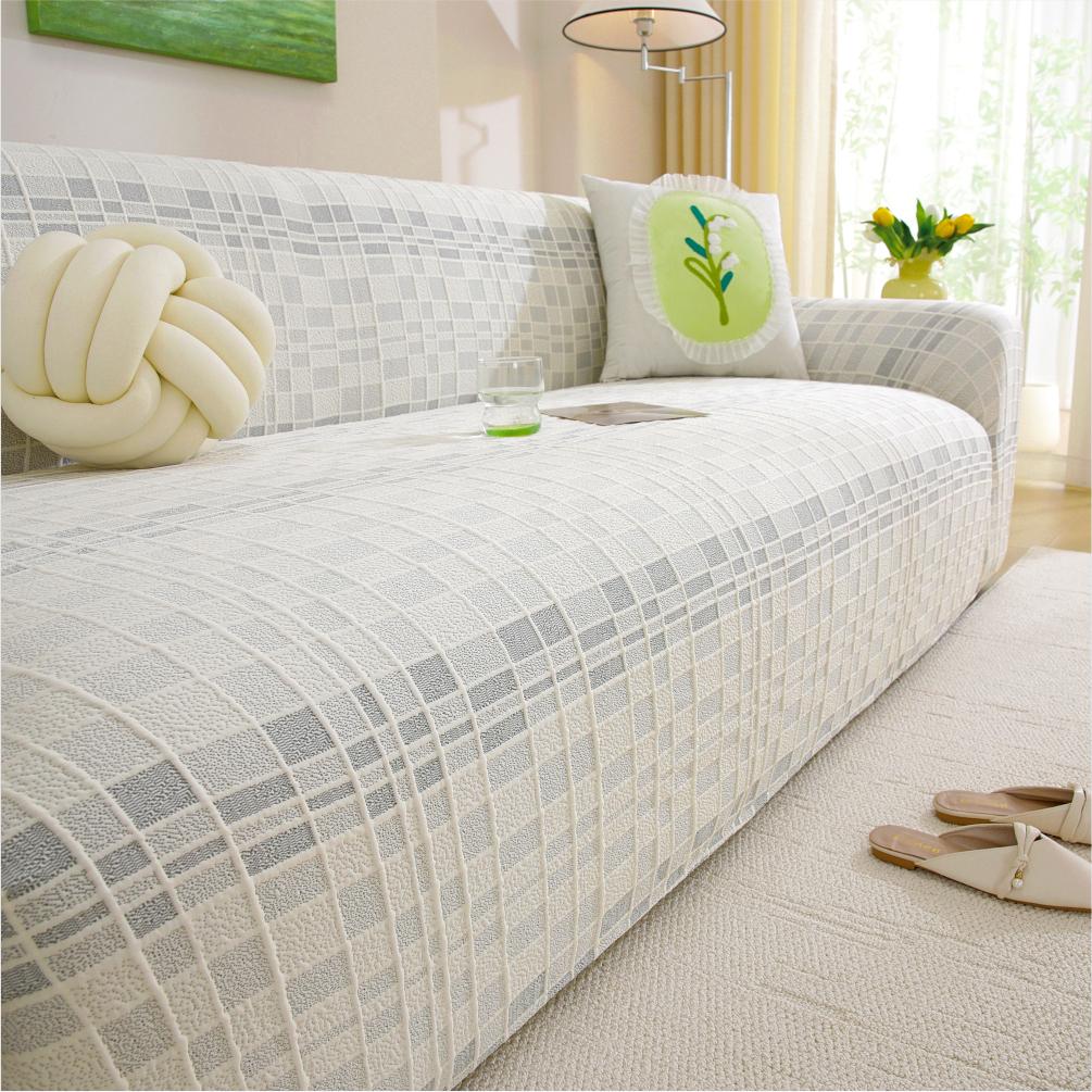 Grid Pattern Sofa Cover with Full Coverage Dust-proof Sofa Protective Cover Machine Washable High Elasticity Pet Friendly 1-seater sofa(90-140cm) светло-серый
Grid Pattern Sofa Cover with Full Coverage Dust-proof Sofa Protective Cover Machine Washable High Elasticity Pet Friendly 1-seater sofa(90-140cm) светло-серый