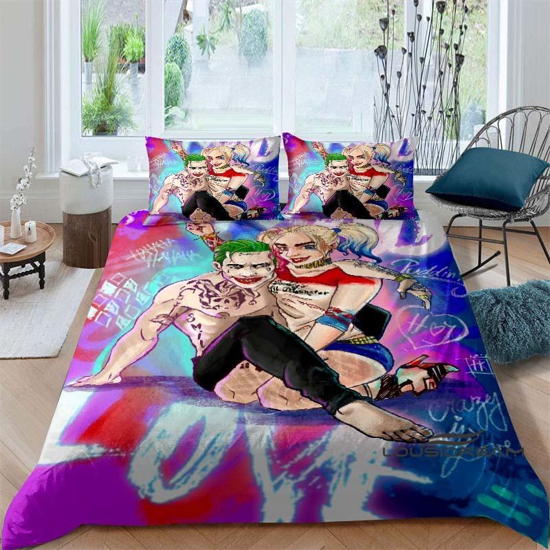 Suicide Squad 3-Piece Bedding Set: 3D-Printed Cartoon Duvet Cover Set (Includes Pillowcases; Inserts Not Included). 135x200cm
Suicide Squad 3-Piece Bedding Set: 3D-Printed Cartoon Duvet Cover Set (Includes Pillowcases; Inserts Not Included). 135x200cm