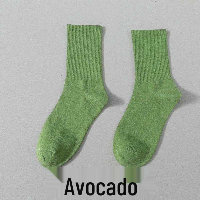 Женские цветные гольфы до середины икры Zhuji - Модные конфетные цвета для весны и осени, Универсальные трендовые однотонные носки в японском стиле One Size
Женские цветные гольфы до середины икры Zhuji - Модные конфетные цвета для весны и осени, Универсальные трендовые однотонные носки в японском стиле One Size