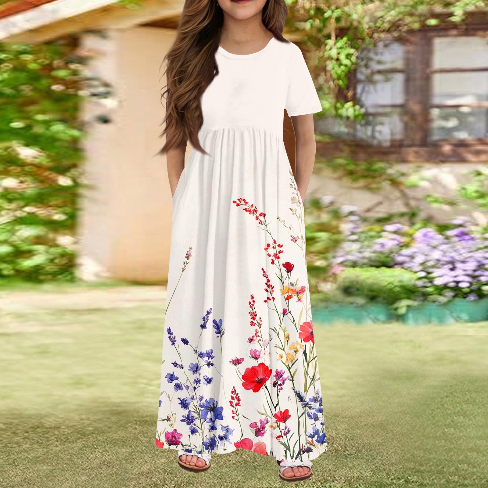 Длинное летнее платье для девочек - платье макси с короткими рукавами и карманами для детей 4-14 лет 140 киноварь
Длинное летнее платье для девочек - платье макси с короткими рукавами и карманами для детей 4-14 лет 140 киноварь