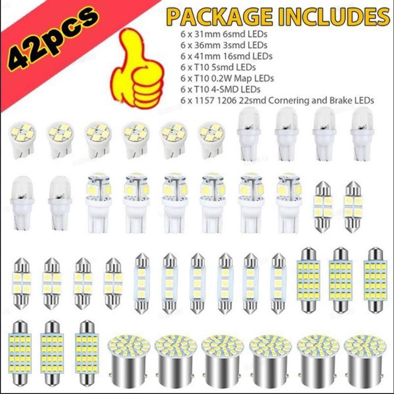 New Design Car Interior Lights Universal Auto Lamps T10 T5 Festoon 31 36 41mm Dome License Plate Trunk Lights Combo Light Bulbs
New Design Car Interior Lights Universal Auto Lamps T10 T5 Festoon 31 36 41mm Dome License Plate Trunk Lights Combo Light Bulbs