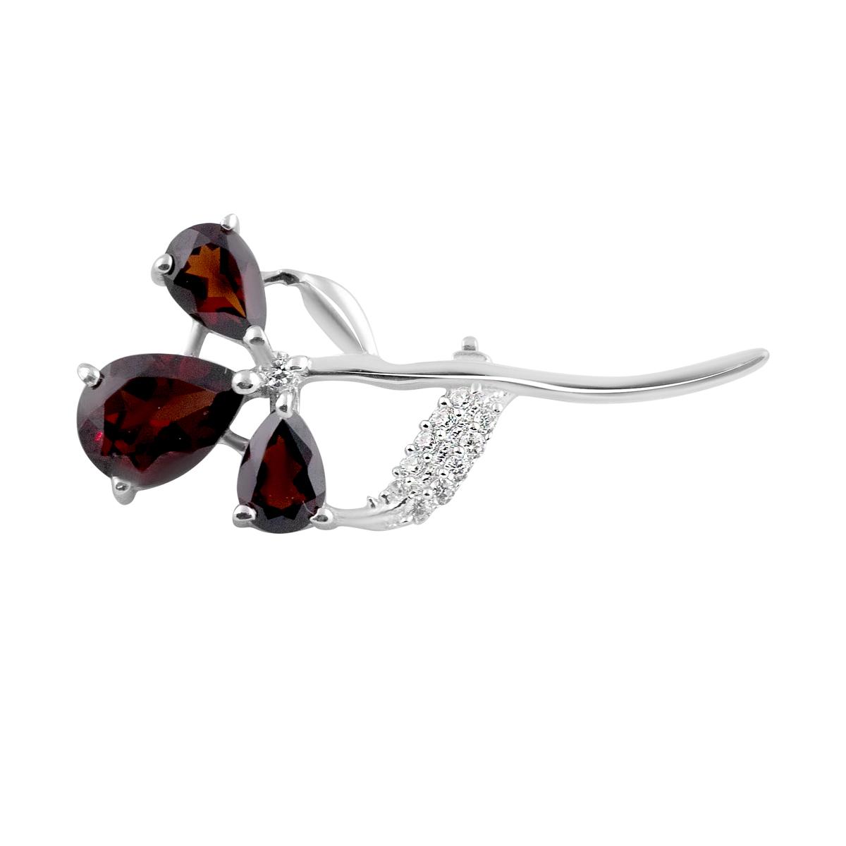Срібна брошка з натуральним гранатом 2.474ct (2106609) темні цукерки apple червоний колір
Срібна брошка з натуральним гранатом 2.474ct (2106609) темні цукерки apple червоний колір