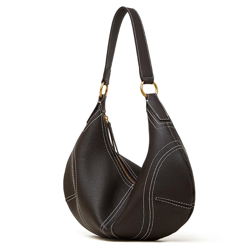 HIFASHION Cowhide Genuine Leather Half Mo Shoulder Bags For Women 2026 Trend Dumpling Crossbody Purse Hobo Daily Work Handbags кавовий
HIFASHION Cowhide Genuine Leather Half Mo Shoulder Bags For Women 2026 Trend Dumpling Crossbody Purse Hobo Daily Work Handbags кавовий