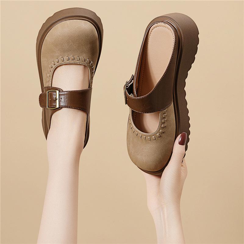 Small Birkenstock Baotou French one-pedal thick-soled soft-soled heightened comfortable and versatile outer wear sandals women s shoes 40
Small Birkenstock Baotou French one-pedal thick-soled soft-soled heightened comfortable and versatile outer wear sandals women s shoes 40