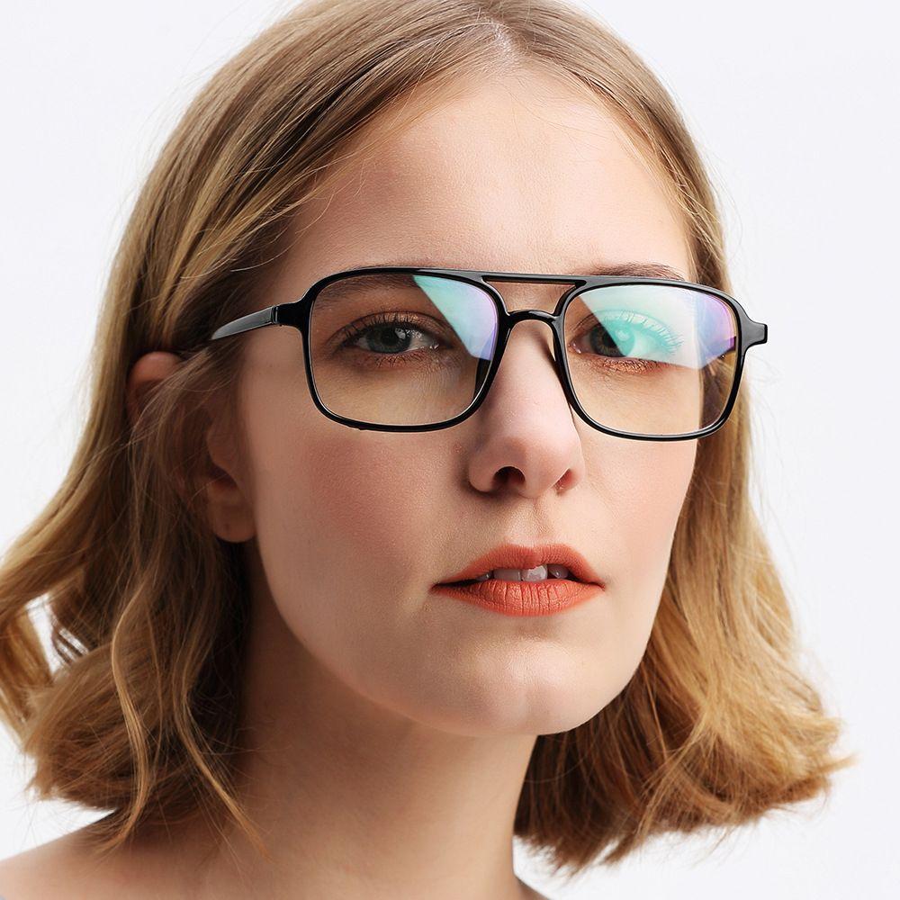 Glass Men Double Beam Women Eyewear Optical Glasses Square Frame Spectacles Blocking Glasses
Glass Men Double Beam Women Eyewear Optical Glasses Square Frame Spectacles Blocking Glasses