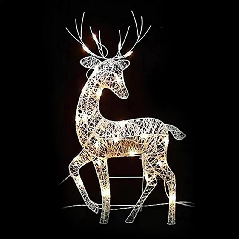 Night Lamp Deer Lighted Christmas Reindeer Solar Light Light Up Decoration For Garden Outdoor Standing Christmas Elk Ornament
Night Lamp Deer Lighted Christmas Reindeer Solar Light Light Up Decoration For Garden Outdoor Standing Christmas Elk Ornament